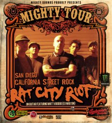 Mighty Warm Up + Rat City Riot Mighty Bomb Vendetta Attack Tour
