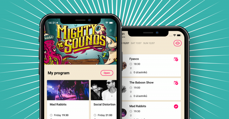 MIGHTY SOUNDS MOBILNÍ APLIKACE // MIGHTY SOUNDS APP FOR SMARTPHONE