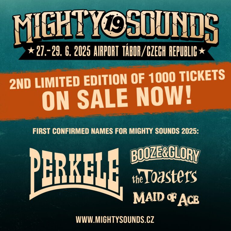 První kapely do programu Mighty Sounds 2025 a spuštění druhé vlny Early Bird tickets